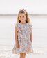 Bebe Abby Print Tiered Dress