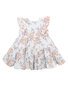 Bebe Abby Print Tiered Baby Dress