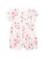 Bebe Evie Print S/S Zip Romper