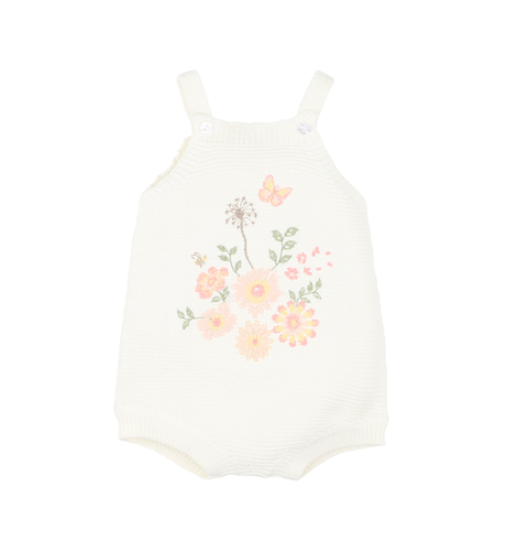 Bebe Lara Embroidered Knitted Bodysuit