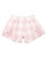 Bebe Lara Embroidered Check Shorts