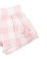 Bebe Lara Embroidered Check Shorts