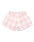 Bebe Lara Embroidered Check Shorts