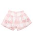 Bebe Lara Embroidered Check Baby Shorts