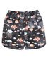 Minihaha Aiden Black Print Boardshorts