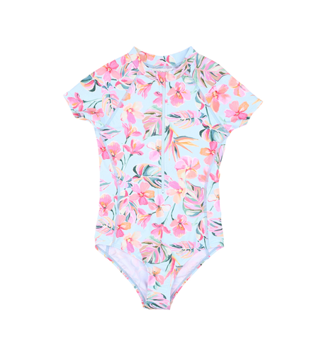 Minihaha Lou Print S/S Sunsuit (8-14Y)