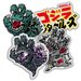 Godzilla vs Santa Cruz Stickers 4pk