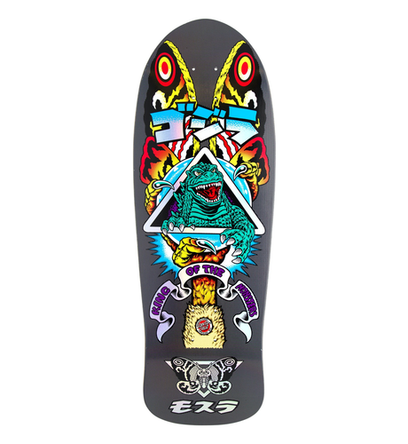 Santa Cruz 10.538in Godzilla Mothra Natas Skateboard Deck