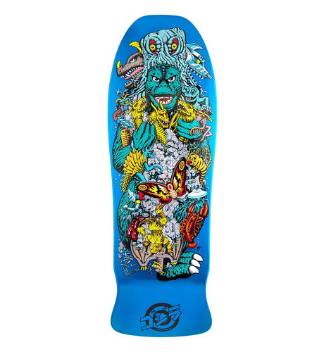 Santa Cruz10.125in Godzilla Kaiju Roskopp Skateboard Deck