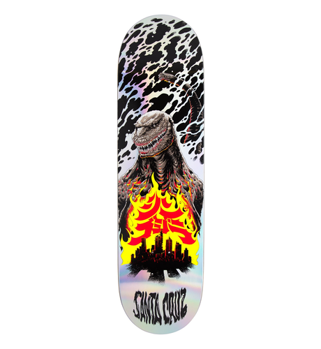 Santa Cruz 8.5in Godzilla Shin Knox Firepit Skateboard Deck