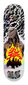 Santa Cruz 8.5in Godzilla Shin Knox Firepit Skateboard Deck