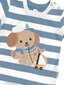 Huxbaby Sailor Pup Stripe Top