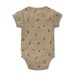 Wilson & Frenchy Jungle Leaf Organic Henley Bodysuit