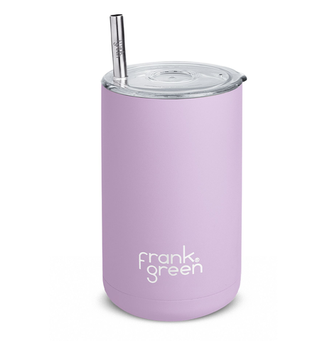 Frank Green 425ml Iced Coffee Cup with Straw - Lilac Haze