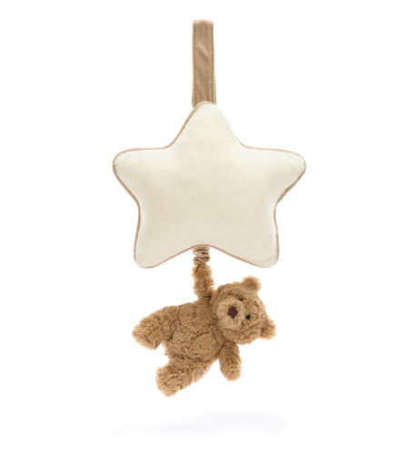 Jellycat Bartholomew Bear Musical Pull Toy