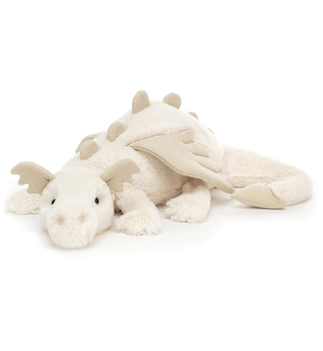 Jellycat White Snow Dragon - Huge