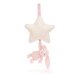 Jellycat Bashful Pink Bunny Musical Pull Toy