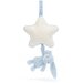 Jellycat Bashful Blue Bunny Musical Pull Toy