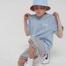 Crate Kids Scripted Box Fit Tee - Light Blue