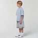 Crate Kids Scripted Box Fit Tee - Light Blue