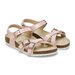 Birkenstock Kids Kumba Birko-Flor Shiny Lizard - Light Rose