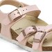 Birkenstock Kids Kumba Birko-Flor Shiny Lizard - Light Rose