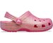 Crocs Kids Classic Iridescent Glitter Clogs - Dragon Fruit