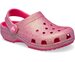 Crocs Kids Classic Iridescent Glitter Clogs - Dragon Fruit