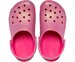 Crocs Kids Classic Iridescent Glitter Clogs - Dragon Fruit