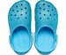 Crocs Kids Classic Iridescent Glitter Clogs - Tinted Glass