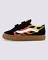 Vans Toddler Old Skool Velcro Flame - Black/Gum