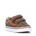 Vans Toddler Old Skool Velcro Plaid - Brown/Blue