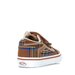 Vans Toddler Old Skool Velcro Plaid - Brown/Blue