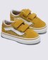 Vans Toddler Old Skool Velcro Glitter - Champagne Gold