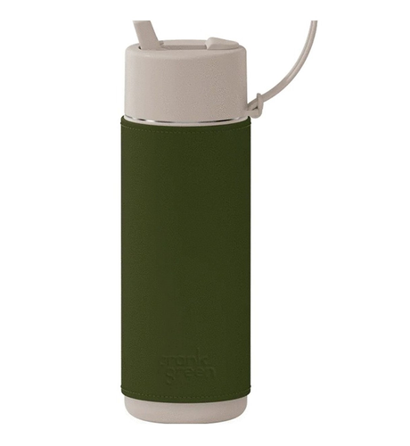 Frank Green 595ml Bottle With Sleeve - Moon Dust/Khaki