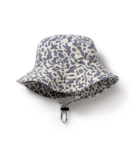 Wilson & Frenchy Blue Coral Organic Crinkle Sun Hat