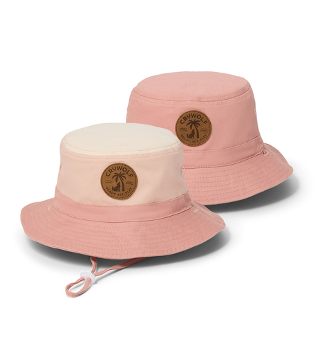 Crywolf Reversible Bucket Hat - Blush Colourblock