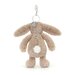 Jellycat Bashful Beige Bunny Bag Charm