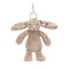 Jellycat Bashful Beige Bunny 'Petal' Bag Charm