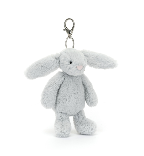 Jellycat Bashful Silver Bunny Bag Charm