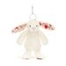 Jellycat Bashful Cream Bunny 'Berry' Bag Charm