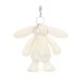 Jellycat Bashful Cream Bunny 'Berry' Bag Charm