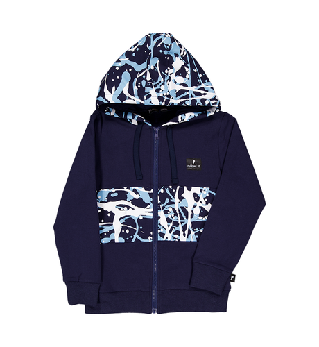 Radicool Dude Splatter Panel Zip Hood (Pre-Order Due Late Feb)