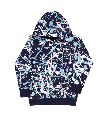 Radicool Dude Blue Splatter Hood (Pre-Order Due Late Feb)