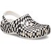 Crocs Kids Classic Warped Checker Clogs - White/Black