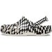 Crocs Kids Classic Warped Checker Clogs - White/Black