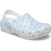 Crocs Kids Classic Gingham Clogs - White/Blue