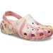 Crocs Kids Classic Glow Marbled Clogs - Daylily/Multi