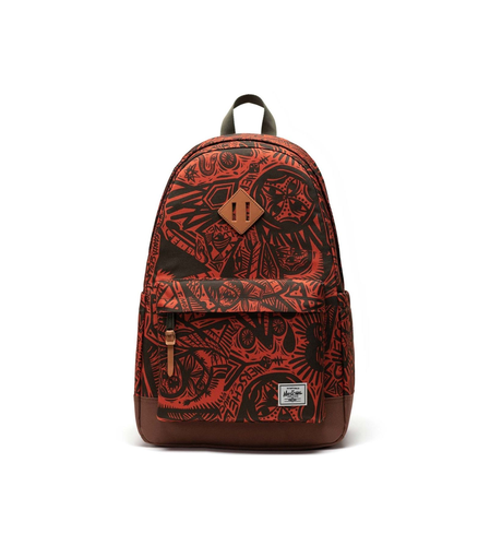 Herschel Thomas Campbell Heritage Backpack (24L) - Forest Night/Saddle Brown