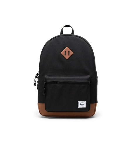 Herschel Heritage Youth Backpack (26L) - Black/Saddle Brown